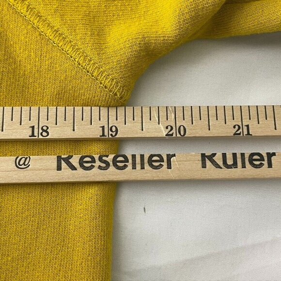 Anthropologie Jarmel Yellow Cheetah Rainbow Short Sleeve Top M Women's - Picture 7 of 8